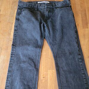 Express Men Rocco Slim Fit Jeans Black Wash 32x30 (Fits Smaller)